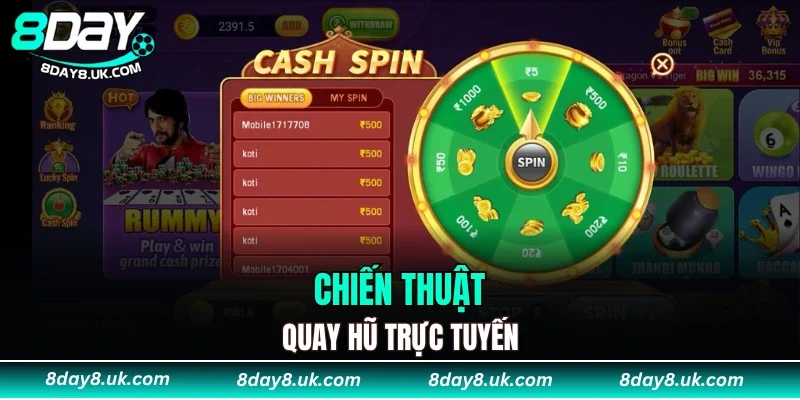 Chiến thuật quay hũ trực tuyến